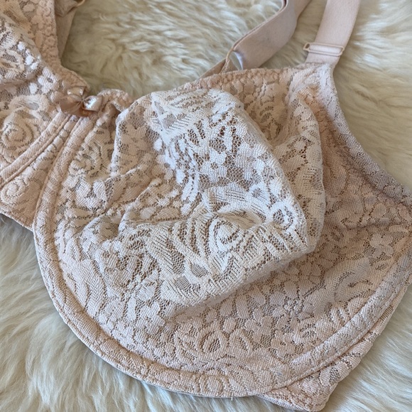 Wacoal Women's Halo Lace Unlined Underwire Bra 40DDD - Picture 8 of 13